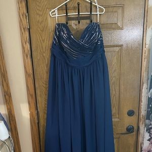 Size 28 Christina Wu Strapless Dress